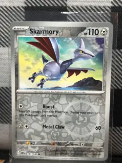 Pokemon TCG: Skarmory 141/182, Destined Rivals _ REVERSE HOLO - Image 1
