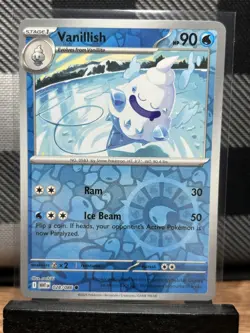 POKEMON TCG: Vanillish 28/86, White Flare _ REVERSE HOLO - Image 1