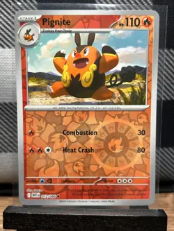 POKEMON TCG: Pignite 12/86, White Flare _ REVERSE HOLO - Image 1