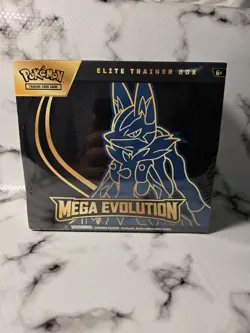 Pokemon Mega Evolution Elite Trainer Box ETB Lucario 🔥 SHIPS FAST!! 🌖⭐✈🌔🌟 - Image 2