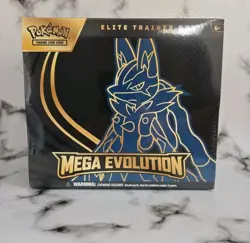 Pokemon Mega Evolution Elite Trainer Box ETB Lucario 🔥 SHIPS FAST!! 💫🌟🌙🌔🔥 - Image 1