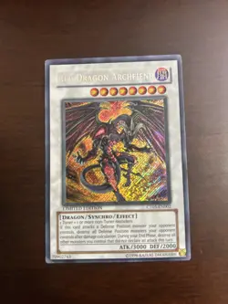 Red Dragon Archfiend CT05-EN002 Secret Rare Limited Edition Lightly Played - Image 1
