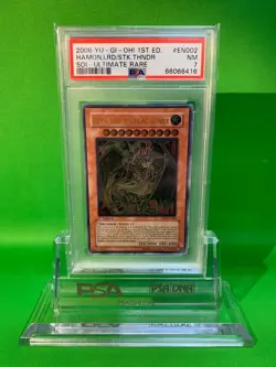2006 Yugioh Hamon Lord of Striking Thunder SOI-EN002 Ultimate 1st Ed PSA 7 NM - Image 1
