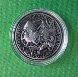 Yu-Gi-Oh Flame Wingman Silver YCS Coin - Image 1