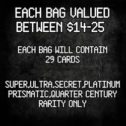 Yu-Gi-Oh!-Mystery Bags (Actual Value Is $14-25) *29 Cards Per Bag! - Image 2
