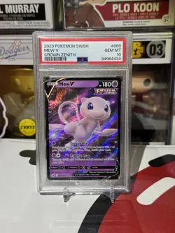 Mew V 060/159 PSA 10 Crown Zenith Holo Pokemon Card - Image 5