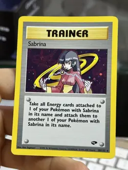 #2 Sabrina 20/132 Gym Challenge 2000 Holo Rare WOTC Pokemon Card TCG - Image 4