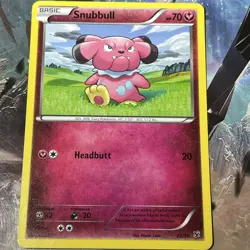 Pokemon TCG Card 2013 XY Kalos Starter Set Snubbull 22/39 - Image 1