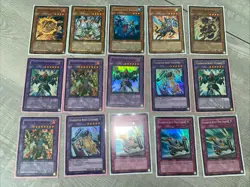 Lot Of 14 Gladiator Beast 1st & Limited Edition Yu-Gi-Oh! Cards Holo Mint, Good - Image 2