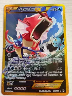 Pokemon TCG Gyarados EX 123/122 XY Breakpoint 2016 Secret Holo Rare Card - Image 1