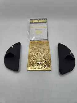 Pokemon 23K Gold Plated CHARIZARD Card 1999 Burger King Promo - Nintendo- Sealed - Image 2