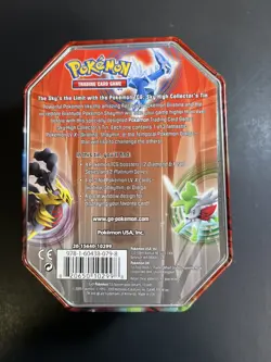 2009 Pokemon TCG - Platinum - Shaymin Sky-High Tin - EMPTY POKEMON CARD TIN EX - Image 3