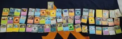 pokemon cards lot 58 cards included empty sleeve - Image 1