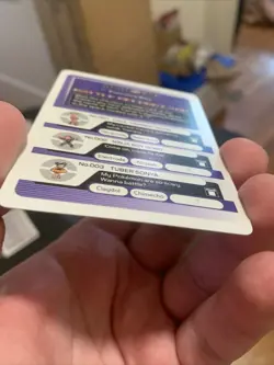 Pokemon E Reader Ruby 2003 Battle Record Card - Freezing Ray NM - Image 3