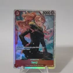 OP10-005 Sanji SR One Piece Card Game Royal Blood TCG English Playset - Image 1