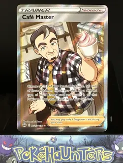 Pokemon Card Cafe Master TG25/TG30 Trainer Brilliant Stars Full Art Rare NM - Image 1