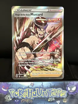Pokemon Card Single Strike Style Mustard TG28/TG30 Brilliant Stars Trainer NM - Image 1