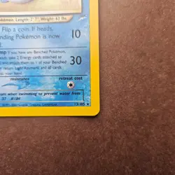 Light Azumarill 13/105 Pokemon Neo Destiny Holo Rare Card - LP - Image 5