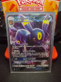 Pokemon Umbreon GX Card 80/149 Sun & Moon Base Set Ultra Rare SM Holo NM - Image 1