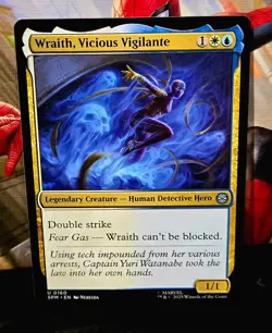 magic the gathering - Wraith, Vicious Vigilante - Legendary Creature - HumanHero - Image 1