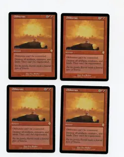 4x Obliterate Invasion Magic the Gathering - Image 1