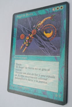 Serra Angel Spanish Mtg MISPRINT. Printed with Time Elemental picture (LP-) - Image 4