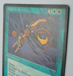 Serra Angel Spanish Mtg MISPRINT. Printed with Time Elemental picture (LP-) - Image 5