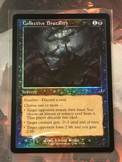 MTG Collective Brutality Retro FOIL Innistrad Remastered INR 375 Rare NM - Image 1