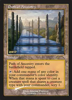 Light Play, English MTG Foil Path of Ancestry - Foil (30th Anniversary Play Prom - Image 1