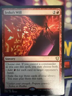 Jeska's Will Commander Legends #187 Rare - Image 1