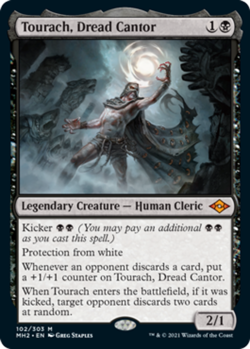 Mint/Near-Mint, English - 1 x MTG Tourach, Dread Cantor - Foil Modern Horizons 2 - Image 1