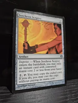MTG Isochron Scepter - Duel Decks: Izzet vs. Golgari - Lightly Played - Image 1