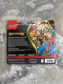 Pokemon TCG Mega Evolutions 3 Pack Blister (Golduck/Psyduck) Factory Sealed New - Image 4