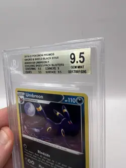 BGS 9.5 GEM MINT Umbreon SWSH129 Black Star Promo Evolving Skies Pokemon 2021 - Image 3