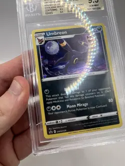 BGS 9.5 GEM MINT Umbreon SWSH129 Black Star Promo Evolving Skies Pokemon 2021 - Image 4