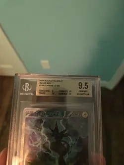 Pokemon Zekrom EX Sir Black Bolt 166/086 English Edition BGS 9.5 - Image 2