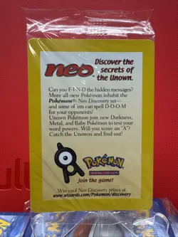 SEALED Entei WotC Black Star Promo 34 Holo Pokemon TCG - Image 2