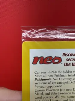 SEALED Entei WotC Black Star Promo 34 Holo Pokemon TCG - Image 4