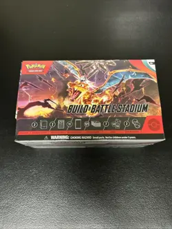 Pokemon TCG: Scarlet and Violet Obsidian Flames Build & Battle Stadium New - Image 1