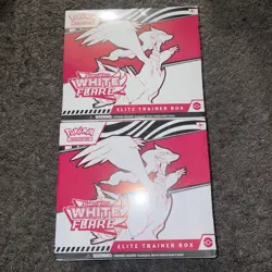 Pokemon TCG White Flare Elite Trainer Box ETB New & Sealed X2 - Image 1