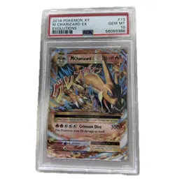 2016 Pokemon XY Evolutions M Charizard EX 13/108 PSA 10 - Image 1
