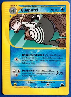 💥 Pokemon Skyridge * Quaputzi * 40/144 Deutsch 2003 💥 Excellent ! - Image 1