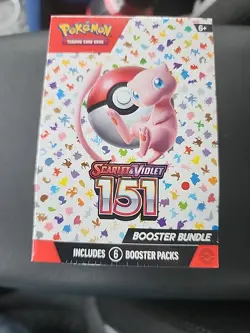 Pokemon Scarlet Violet 151 Booster Bundle 6-Pack, Factory-Sealed - Image 1