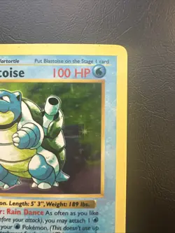 Blastoise 2/102 Holo Pokemon Base Set 1999 Shadowless Unlimited - Image 3