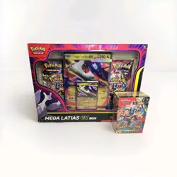 Duo Set!!! Pokemon TCG Mega Evolution - Mega Latias EX Box + Build & Battle Box - Image 1