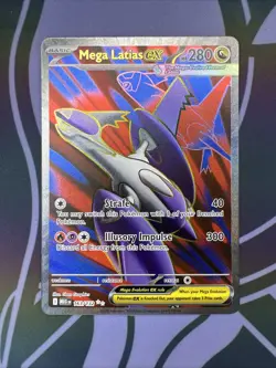 Pokemon Mega Evolution Mega Latias ex Full Art 163/132 NM Pack Fresh - Image 1