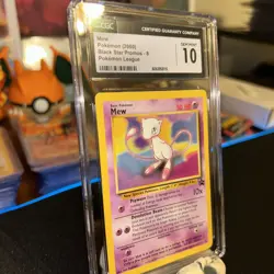 ✨Pokemon Mew Black Star Promo #8 Pokemon League CGC 10 Gem Mint WOTC✨ - Image 3