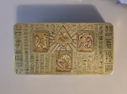 Yu-Gi-Oh! Gold Sarcophagus Tin 2019 Empty Collector Box - Konami Egypt Design - Image 1