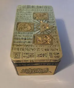 Yu-Gi-Oh! Gold Sarcophagus Tin 2019 Empty Collector Box - Konami Egypt Design - Image 2