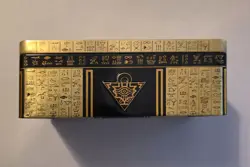 Yu-Gi-Oh! Gold Sarcophagus Tin 2019 Empty Collector Box - Konami Egypt Design - Image 3